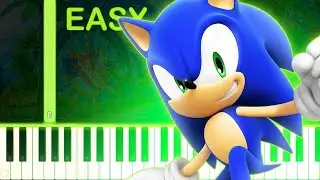 Tropical Resort | SONIC COLORS - EASY Piano Tutorial