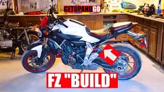 Installing Passenger Pegs DELETE KIT - YAMAHA FZ07 