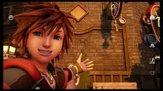 Kingdom Hearts 3 - Twilight Town: Taking Photos via Gummiphone, Lucky Emblems, Selfies (2019)
