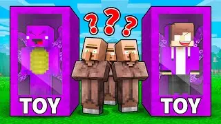 JJ and Mikey Became DARK TOY to Prank Villagers in Minecraft (Maizen)