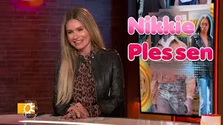 202601 Nikki Plessen In Black Leather Jacket