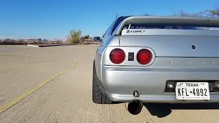 How to lift a Skyline r32 and place jack stands