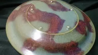 Museum888: Song Dynasty Jun Kiln Red Purple Strip Dish 執到寶博物館：宋鈞 葡萄紫斑五支釘碟