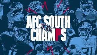Tennessee Titans are the 2021 AFC South Champs!