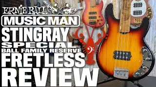 Music Man Stingray Special BFR FRETLESS - One of the BEST Stingrays EVER! - LowEndLobster Review
