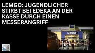 Wieder ein t&ouml;dlicher Messerangriff: bei Edeka in Lemgo wurde ein 16 j&auml;hriger Jugendliche erstochen
