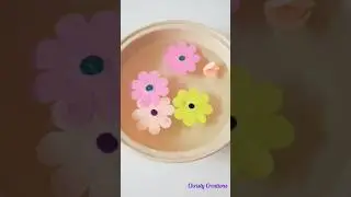 How to make Paper floating flower #floatingflowers #paperflower #craftshorts