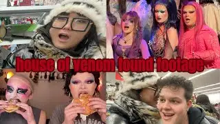 house of venom FOUND FOOTAGE (never before seen vlog clips: thirfting, munching, and serving)