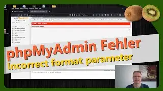 phpMyAdmin - Incorrect format parameter beim SQL-Import
