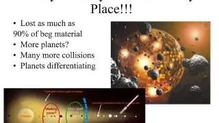 formation of the moon and surface features