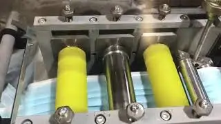 Semi automatic 3 ply mask making machine(3)