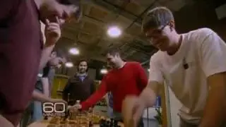 Facebook staff playing chess