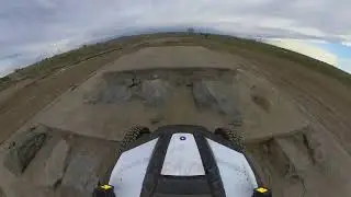 Prairie City SxS Crawing on all the big stuff, king of the pyramid.