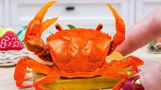 How to Make Miniature Cooking ASMR Crab Porridge Tutorial