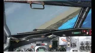 FSX FedEx B727 Approach And Landing At OJAQ (HD)