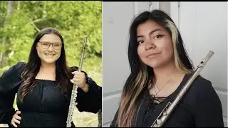 Kuhlau 3 Grand Duets for 2 Flutes, Op.39, No. 1, Maryssa Chartier & Jessica Ajucum, flutes