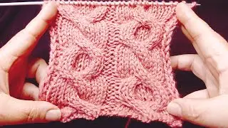 🌺🧶Punto trenza entrelazada a dos agujas🧶🌺
