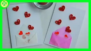 Jak zrobić Kartkę Walentynkową metodą quillingu / How to make a Valentine Card with Quilling
