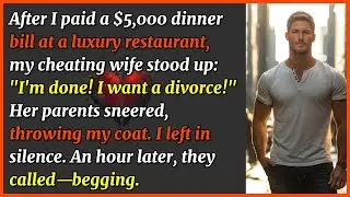 After Paying $5,000, My Cheating Wife Screamed 'Divorce!' An Hour Later, They Begged Me Back!
