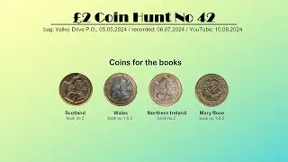 🤯 So Many Commemoratives Hunted - 2 Pounds Coin Hunt No 42 (bag: Valley Drive P.O., 05.05.2024)