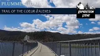 Trail of the Coeur d'Alenes Idaho Bike Ride 4K