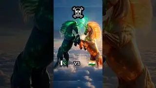 Indian 🇮🇳 Unicorn 🦄 VS Pakistani 🇵🇰 Unicorn 🦄. Who Will Win #indiavpakistan #unicorn