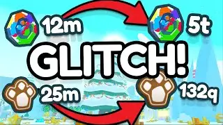 HOW TO GLITCH TO GET TRILLIONS OF RAINBOW COINS AND GINGERBREAD in PET SIM X!(CHECK PINNED COMMENT😭)