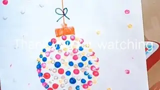 Christmas Card making idea for kids in easy way #christmas#christmascardmaking#@Easy Art DRK 
