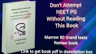 Marrow 80 Grand tests review book