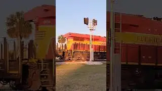 Florida East Coast Railway FEC-107 Daytona Beach Golf Club May 7 2023 #railfanrob #fec107