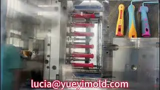 2 component roller handles mold
