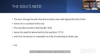 Temple Hall Bible Studies| The Study of Man: Soul and Spirit| Bishop W. Wellingto