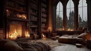 Fireplace Calm Ambience 🔥 Warm Crackles for Comfort & Sleep