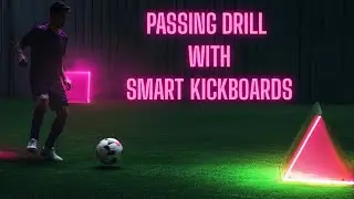 ⚽PRO Soccer Passing Drill With Smart Kickboards⚽