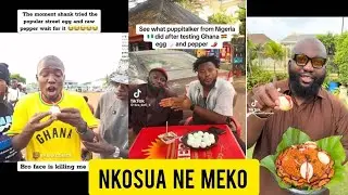 NIGERIANS CELEBRITIES TRY NKOSUA NE MEKO FOR THE FIRST TIME /REACTION VIDEO🇬🇭🇳🇬