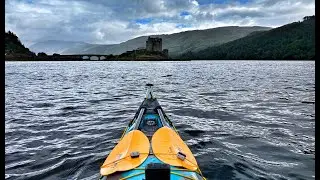 Ripping our Sea Kayaks up Kylerhea - Skye 2020