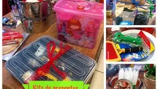 Montando Kits de Presentes de lojas de utilidades ou supermercado