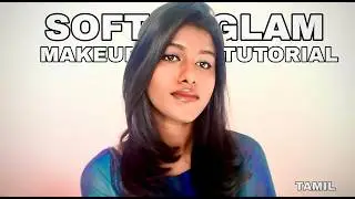 Soft Glam Makeup look for dusky/deep skintone girlies💙 | TAMIL | Long lasting makeup