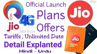 HINDI - URDU | JIO 4G Plans,Offers,Tariffs,Unlimited Data All Explained