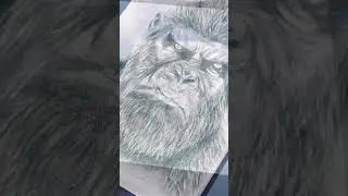 Want to learn how to draw King Kong Sketch? | Tutorial #shorts #youtube #sketch #kingkong #video