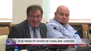 STIRE 10 30 DE PROIECTE VOTATE DE CONSILIERII JUDETENI