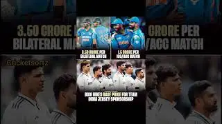 🚨 BCCI reportedly hikes the base price for Team India&rsquo;s jersey sponsorship deal! #music #alternative