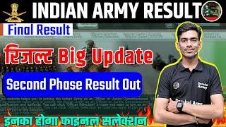 Good News💯Army Result Out😱Second Phase All ARO Final Result Out | Offical Update 💯