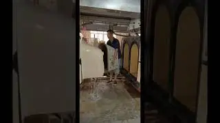 Horizontal high pressure casting machine for wall hung and smart toilets