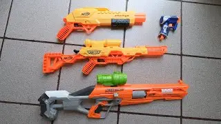 Mi colecci&oacute;n NERF Alpha Strike, Accustrike, Elite | BLVD B