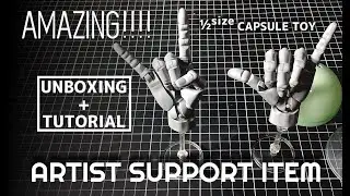 Artist Support Item Collaboration Capsule Toy &frac12; Size || Unboxing + Tutorial