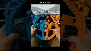 Blue & Orange BMW LEGO Steering Wheel &ndash; EXTREME Satisfying ASMR