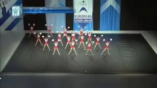 Cheerleading .Senior Pom Russian Federation Non Stop.