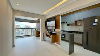 Apartamento para alugar no Air Brooklin com 1 suíte andar alto próximo ao metrô @imoveis.saopaulo
