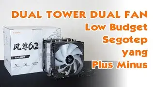 Dual Tower Dual Fan yang performance-oriented - Segotep FZ6 Pro CPU Cooler